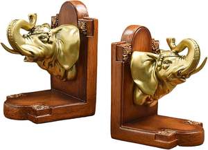 Sujetalibros de metal de calidad superior de última moda que son de tendencia en el diseño de interiores perfecto para hogares y oficinas modernas - Product Image 2