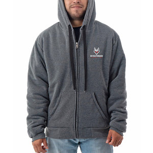 เสื้อกันหนาวมีฮู้ดสำหรับบุรุษบุขนแกะเพื่อความอบอุ่นและความสบาย - Product Image 2