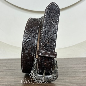 เข็มขัดหนังวัวแท้สำหรับผู้ชายและผู้หญิงเข็มขัดหนังวัวแท้แบบเข็มขัดหนังแท้ออกแบบได้ตามที่ต้องการแบรนด์ดัง - Product Image 1