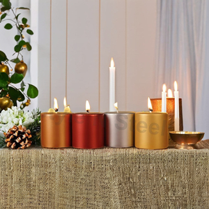 METALLIC CANDLES diseña opciones de decoración para el hogar, bodas, Navidad, Pascua, cumpleaños y San Valentín. - Product Image 3