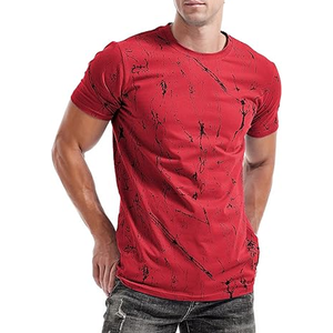 เสื้อยืดผู้ชายสไตล์ฮิปฮอปแนวสตรีทลำลอง ผ้าโพลีเอสเตอร์ทอ 100% ระบายอากาศได้ดี แขนสั้น ทรงโอเวอร์ไซส์ น้ำหนัก 250 กรัม ทรงบ็อกซี่ - Product Image 3