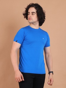 เสื้อยืดแขนครึ่งแขนของผู้ชาย100% ผ้าฝ้ายพรีเมี่ยมลำลองสมาร์ท-ลำลองสวมใส่ในชีวิตประจำวัน260น้ำหนักผ้าแกรม - Product Image 4