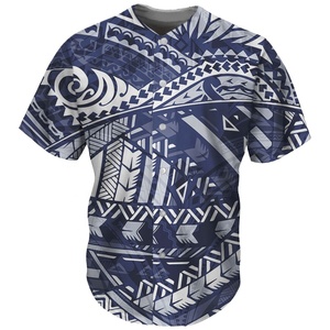 2025 personnalisé Sublimation Baseball Jersey léger respirant Polyester coton mélange athlétique Fit équipe uniforme pour hommes - Product Image 5