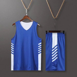 Customizable Youth Reversible Basketball Jersey Summer BSCI Compliant <b>Fabric</b> Set for Men Plus Size Printed Basketball Uniforms - Product Image 2