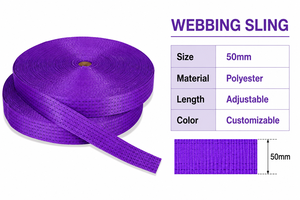 Sac à dos à sangle unique Provina violet 50 mm en sangle 100 % polyester écologique, fil tissé à anneaux haute ténacité – Nouveauté 2026 en promotion - Product Image 4