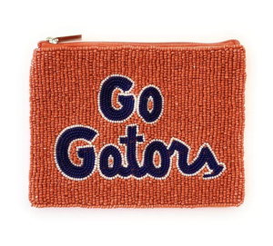 Porte-monnaie tendance fait main en perles, mini portefeuille brodé en perles de rocaille pour femmes, design personnalisé - Product Image 1