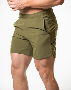 Prix bas Short en coton avec logo personnalisé pour homme, tissu respirant en éponge, décontracté, solide, grande taille - Product Image 3