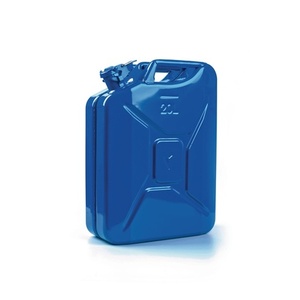 Signal Blue RAL 5005 20L Fuel Canister 0.9mm Steel Sheet L345xW165xH470mm VALPRO <b>Storage</b> <b>Box</b> & <b>Bin</b> - Product Image 1