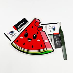 Outils triangulaires en acrylique en forme de pastèque pour extensions de cils, fabrication artisanale moderne, durables, professionnels, marque privée, vente en gros - Product Image 5