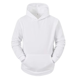 Sweats à capuche unis à manches longues pour hommes et femmes, 14 options de couleurs, 100 % coton molletonné, écologiques, teints en uni, hauts d'hiver - Product Image 2