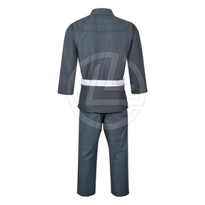 Conjunto BJJ Gi elegante para hombre con ajuste cónico y detalles de contraste Conjunto completo de tela de algodón 100% con material fuerte - Product Image 5