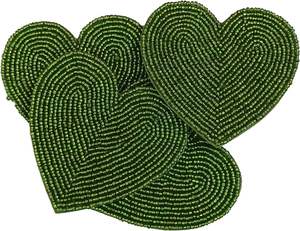 Posavasos de Yute con Cuentas Hecho a Mano, Alta Calidad, Moderno, Redondo, 300 mm de Diámetro, Duradero y Decorativo - Product Image 2