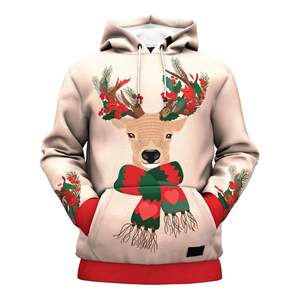 Gran oferta, venta al por mayor, impresión Digital de invierno, logotipo 3D personalizado, sudaderas con capucha para hombres y mujeres, sublimación, impresión completa de alta calidad - Product Image 1