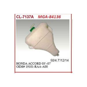 ถังพักน้ำหล่อเย็น 19101raaa00 สำหรับรถยนต์ฮอนด้า แอคคอร์ด 0308 ถังขยายและถังเก็บน้ำล้น - Product Image 1