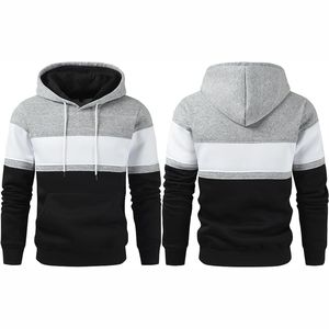 Dernière conception hommes haute qualité hiver fermeture éclair sweats à capuche avec poches Gym pulls décontractés imprimé tricoté Jogging 300g - Product Image 1