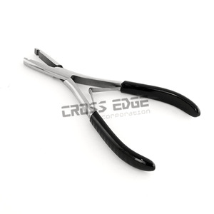 Outils d'extension de cheveux Pince d'extension de cheveux en acier inoxydable Mir link Pince à sertir Pince d'extension de cheveux avec double ressort - Product Image 1