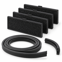 Kit de remplacement de doublure et de filtre à charbon compatible avec la litière automatique pour chat Litter-Robot 4