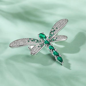 เข็มกลัดเงินแท้รูปแมลงปอ Jeulia Nature's Wonder สำหรับงานแต่งงาน - Product Image 6