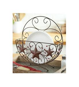 Support de plaque de couleur noire en métal de qualité supérieure forme personnalisée support de vaisselle de grande taille pour support de plaque d'ustensiles de cuisine - Product Image 3