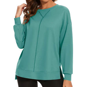 Custom Logo <b>Women's</b> <b>Hoodie</b> Sweatshirt, 100% Cotton Pullover <b>for</b> Embroidery, Plain Ladies Crewneck, Bulk Supplier - Product Image 1