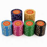 Jetons de poker en céramique 39mm 43mm avec logo personnalisé 10g – Lot en gros professionnel pour jeux de société – Jeu de poker durable et de qualité supérieure