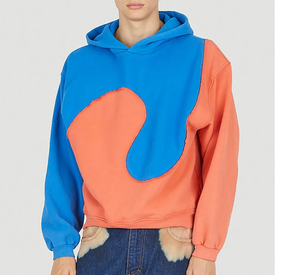 OEM New Fashion Men Autumn Winter <b>hoodies</b> Street Long Sleeve loose Solid Color Casual Blouse Fleece Tops <b>White</b> <b>hoodies</b> - Product Image 4