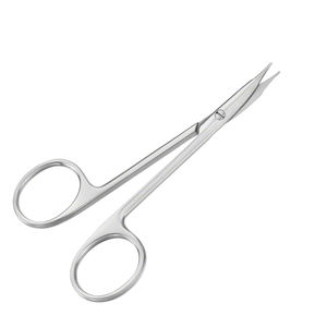 STEVENS Ciseaux à disséquer Ciseaux à ténotomie Ciseaux médicaux en acier et métal émoussés incurvés 110 mm 4 14 pouces 5 pouces - Product Image 2