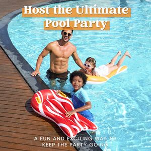 Inflatable Body Boards for Water <b>Slides</b>, Surfing Board <b>Pool</b> Floats, Swimming <b>Pool</b> Floating Boards Learn to Swim, Summer Water - Product Image 5