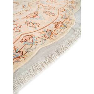 Alfombra Gulmarg Gold de Lana y Seda Anudada a Mano Pae-4895 para Uso Doméstico - Elegante Alfombra Rectangular con Medallón para Pasillo, Sala de Estar y Dormitorio - Product Image 4