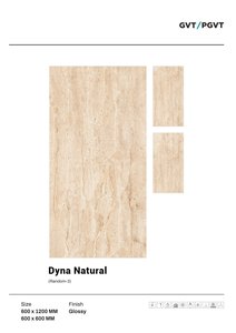 กระเบื้องปูพื้นลายคราม600x1200วัสดุไม้โมเสกเคลือบเงาสูง - Product Image 5