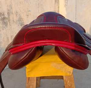 Vente en gros OEM/ODM de selle de dressage et de saut en cuir premium tout usage personnalisé pour l'équitation avec arbre en plastique - Product Image 6