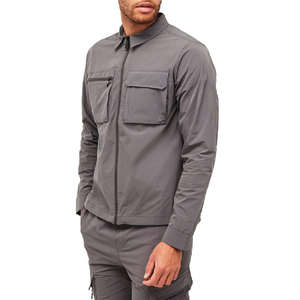 Wholesale Custom Logo Baseball Nylon Spandex Quick Dry <b>Men</b> <b>Jackets</b> Zipper <b>Lightweight</b> <b>Waterproof</b> Running <b>Jackets</b> for <b>Men</b> - Product Image 3