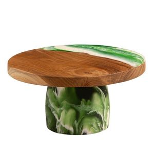 Support à gâteau rond à un étage en métal, finition nacre, pour mariages et autres célébrations, forme arrondie, à bas prix - Product Image 4