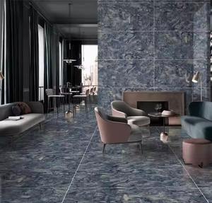 Topaz Blue Porcelain Tiles 1200x600 Ceramic Tiles 60x120 For Porcelanato 60x120 Carreaux 600x1200 Double Charge Tiles India - Product Image 1