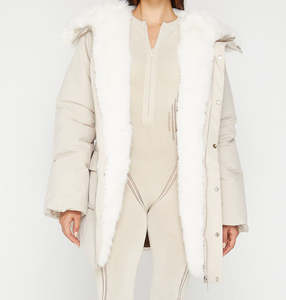 Abrigo de Invierno para Mujer, Estilo Urbano, Abrigo Largo Moderno, Cálido, Suave al Tacto, Ajuste Casual, Ropa de Abrigo para Uso Diario - Product Image 2