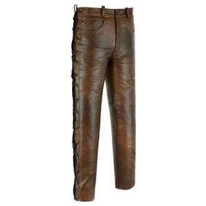 Pantalon de moto en cuir pour homme, vêtements de moto, approvisionnement en gros, taille plus, style urbain 2026 - Product Image 1