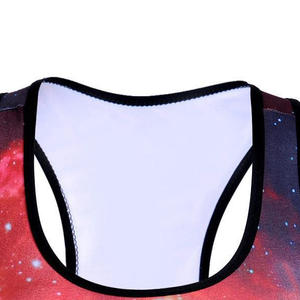 Soutien-gorge de sport réversible en polyester et nylon, grande taille, maintien moyen, séchage rapide, coupe-vent, haute qualité, tendance - Product Image 6