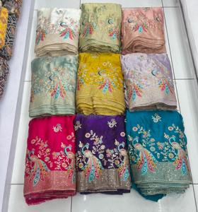 "Luxury Fandy <b>Silk</b> Fabric for High-End Fashion, Dresses, <b>Scarves</b>, and Home Decor Soft, Lightweight, and Glossy Material - Product Image 3