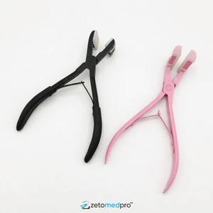 Pinza Profesional para Extensiones de Cabello con Cinta de Queratina al por Mayor, Acero Inoxidable de Grado Quirúrgico de Alta Calidad, Empaquetado en Bolsa, zetomedpro - Product Image 3