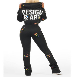 Conjunto Deportivo de Mujer para Correr, Tejido Acanalado, Cómodo y Transpirable, Ropa Deportiva para Entrenamiento, Fitness y Running - Product Image 3