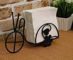 <b>Matte</b> Black Vintage Unique Design Napkin Holder <b>Table</b> Decor Accessory for Kitchen Restaurant Hotel or Office - Product Image 3