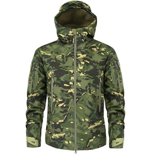 Randonnée Vestes Hommes Camouflage Tactique Veste Automne Hiver Respirant Soft Shell Imperméable Veste Coupe-Vent - Product Image 1