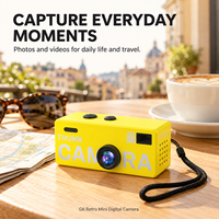 Mini caméra numérique G6 rétro de poche avec enregistrement vidéo 1080P, écran de 0,96 pouce, disponible en 6 couleurs