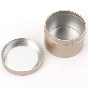 Fabricante de contenedores de estaño de aluminio Artesanía DIY Fabricación de velas de estaño Almacenamiento Artes Oro Plata Azul - Product Image 3