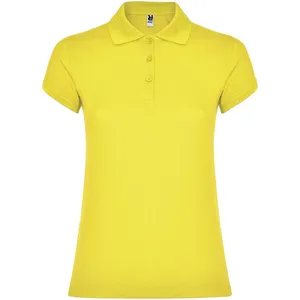 Polo Promocional de Manga Corta con Estampado de Estrellas para Mujer - Product Image 1