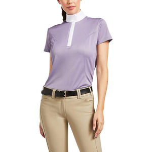 Camisa de Equitación Totalmente Transpirable para Mujer, Camisa de Exhibición Ecuestre de Alta Calidad para Mujer - Product Image 1