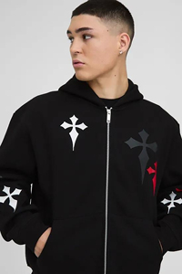 Conjunto Deportivo de Pantalones Anchos y Sudadera con Capucha para Hombre, Pantalones Deportivos Anchos y Sudadera con Capucha, Conjunto Deportivo Personalizado al por Mayor para Hombre - Product Image 6