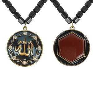Collier magnétique personnalisé, ensemble de colliers à énergie quantique, ensemble de pendentifs en tourmaline <span class=keywords><strong>musulmane</strong></span>, pendentif magnétique quantique - Product Image 1