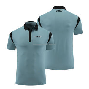 Vente en gros de polo de golf de haute qualité pour hommes, conçu sur mesure, respirant, tenue décontractée, revers sportif, manches courtes imprimées - Product Image 5