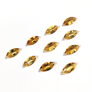 หินซิทรีนสีเหลืองทรงหลวมคุณภาพสูงขนาด12x6มม. ซิทรีนตัดมาคีส์ธรรมชาติสำหรับการทำเครื่องประดับผู้ผลิตโดยตรง - Product Image 3